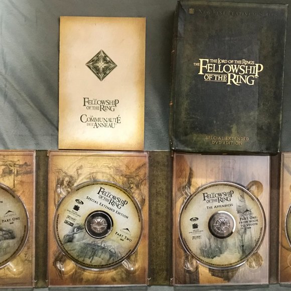 LOR the Fellowship of the Ring SPECIAL EXTENDED DVD EDITION - Picture 2 of 16
